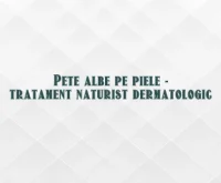 pete albe pe piele tratament naturist