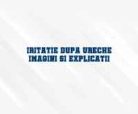 iritatie dupa ureche poze